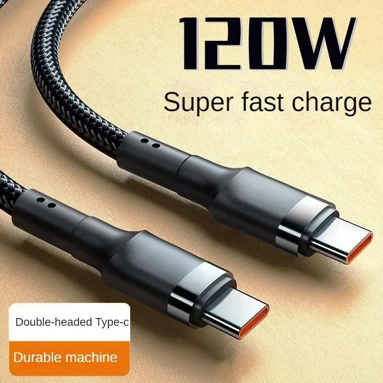 120W USB-C Fast Charging Cable- Iphone, Samsung and more