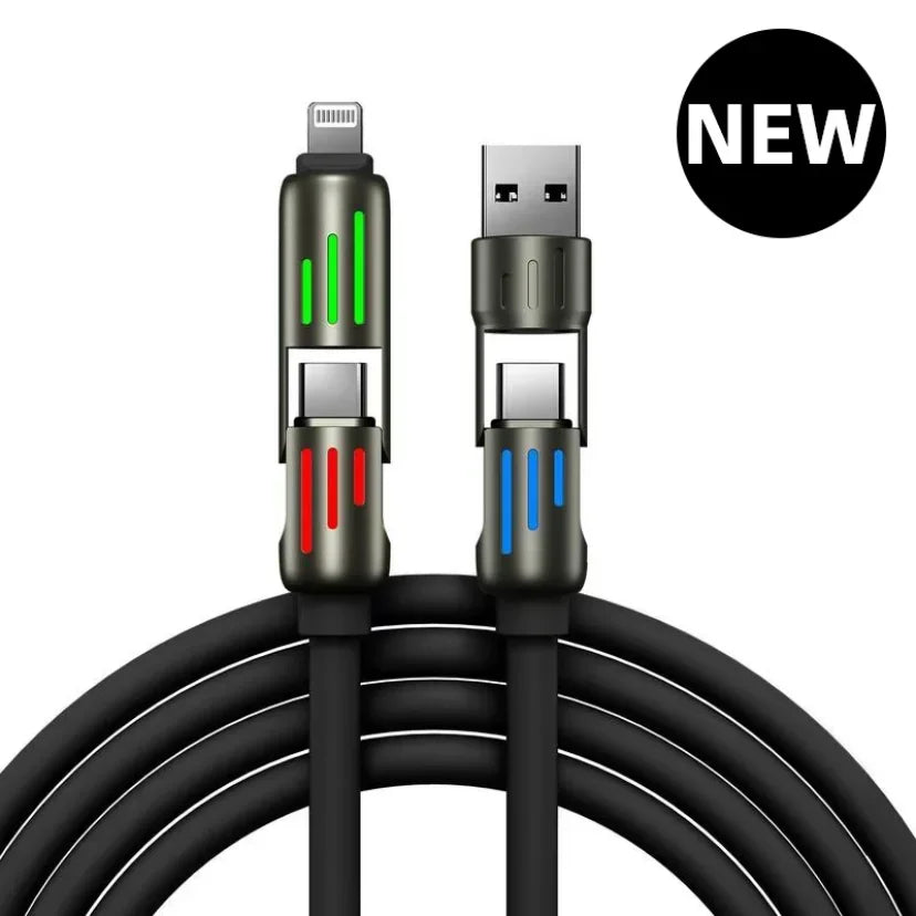 4-in-1 USB Charging Cable- 240W Fast Charge