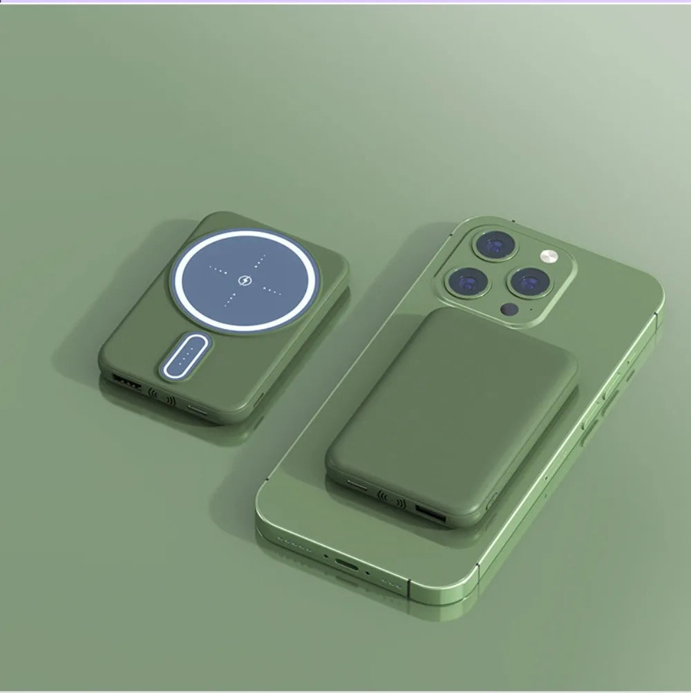 Slim Magnetic Power Bank- 5000mAh & 10,000mAh for Iphone Magsafe